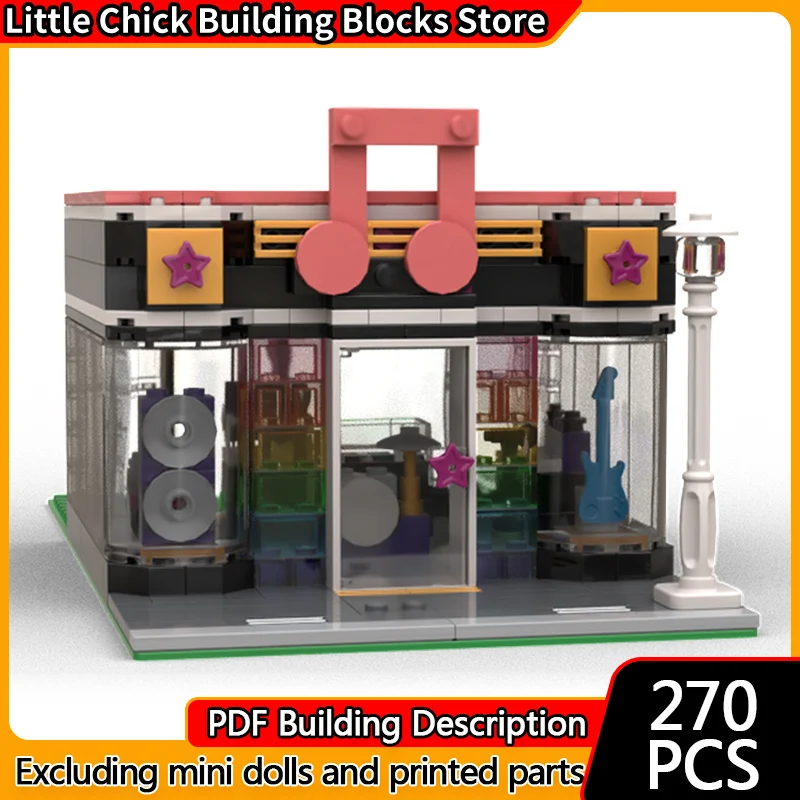 City Street View Model MOC Building Bricks Music Instrument Shop Modular Technology Children Holiday Gifts Assemble Toys Suit
City Street View Model MOC Building Bricks Music Instrument Shop Modular Technology Children Holiday Gifts Assemble Toys Suit