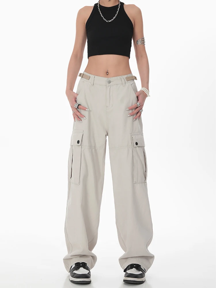 Women's Apricot Cargo Pants Y2k Retro Streetwear 2000s Fashion Baggy High Waist Trousers Korean Harajuku Wide Leg Pants Clothes
Women's Apricot Cargo Pants Y2k Retro Streetwear 2000s Fashion Baggy High Waist Trousers Korean Harajuku Wide Leg Pants Clothes