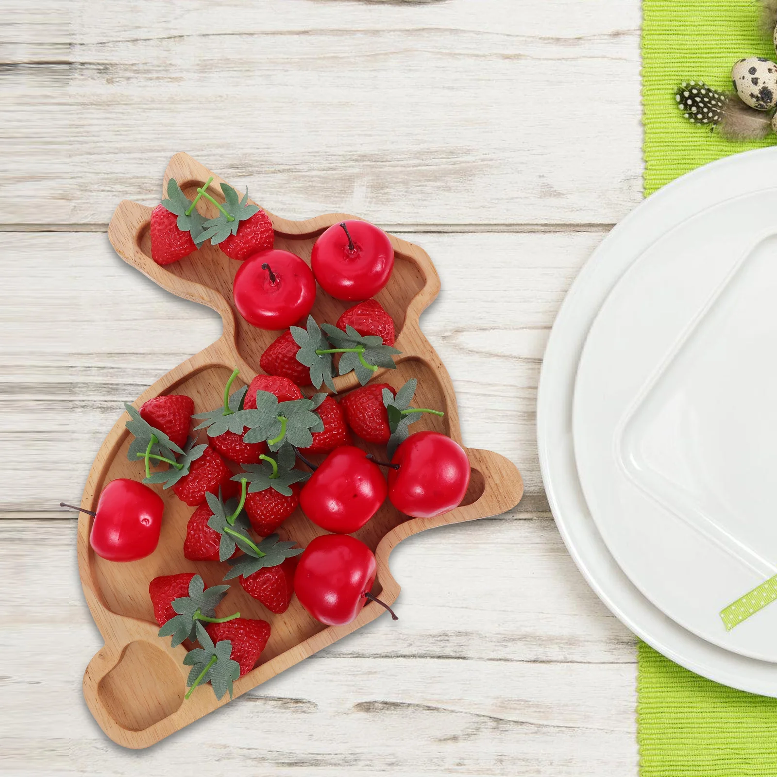 Easter Bunny Tray Wooden Serving Platters Cartoon Design Fruit Dessert Plates Charcuterie Board Home Kitchen Storage
Easter Bunny Tray Wooden Serving Platters Cartoon Design Fruit Dessert Plates Charcuterie Board Home Kitchen Storage