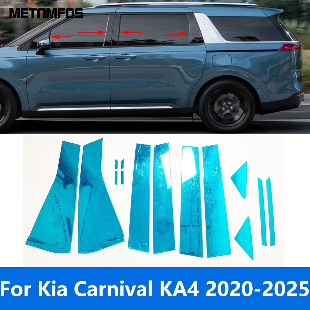 For Kia Carnival KA4 2020 2021 2022 2023 2024 2025 Stainless Window Center B C Pillar Cover Trim Sticker Accessories Car Styling 
For Kia Carnival KA4 2020 2021 2022 2023 2024 2025 Stainless Window Center B C Pillar Cover Trim Sticker Accessories Car Styling