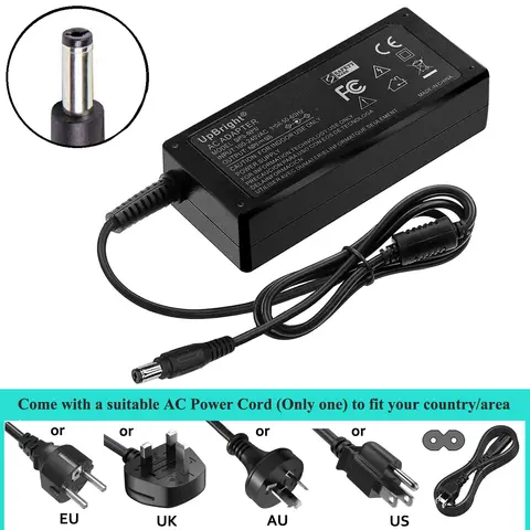24V AC Adapter for Logitech G25 G27 G29 G920 G923 190211-0010 A030 ADP-18L R33030 G940 APD DA-42H24 Xbox 360 WRW01 WRW02 Charger