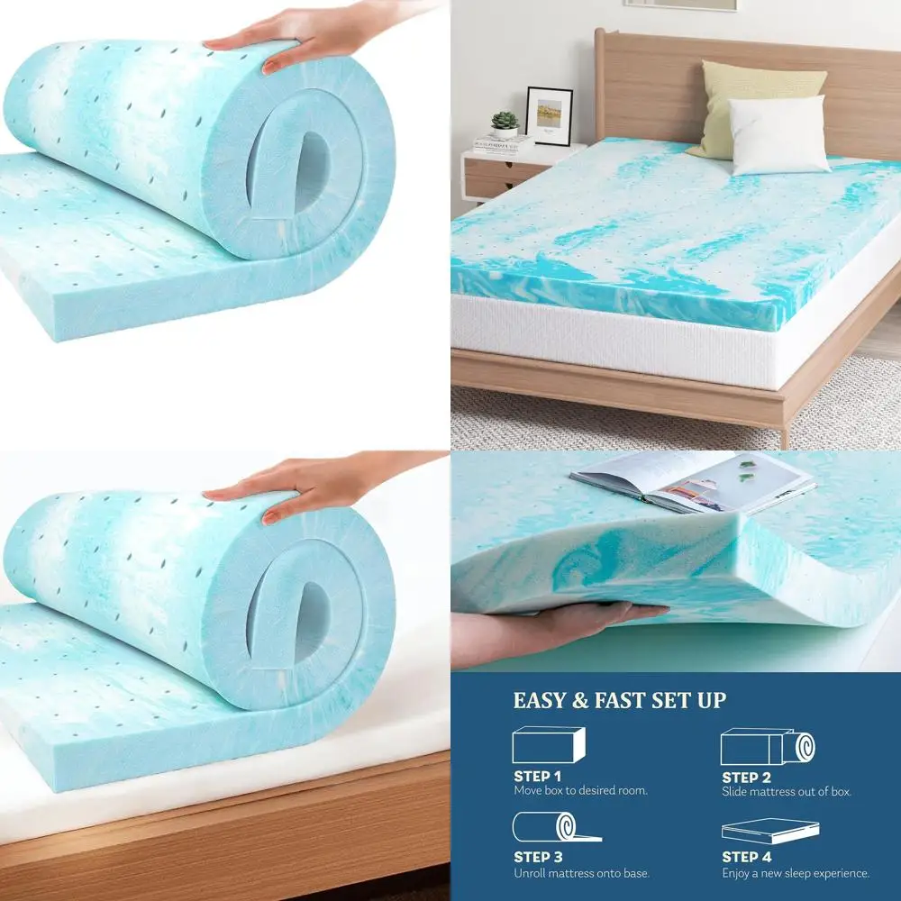 Наматрасник из гелевой пены с эффектом памяти 4 Queen — скидка давления, вентилируемый, сертифицированный в США, 60x80, средняя фирма
Наматрасник из гелевой пены с эффектом памяти 4 Queen — скидка давления, вентилируемый, сертифицированный в США, 60x80, средняя фирма