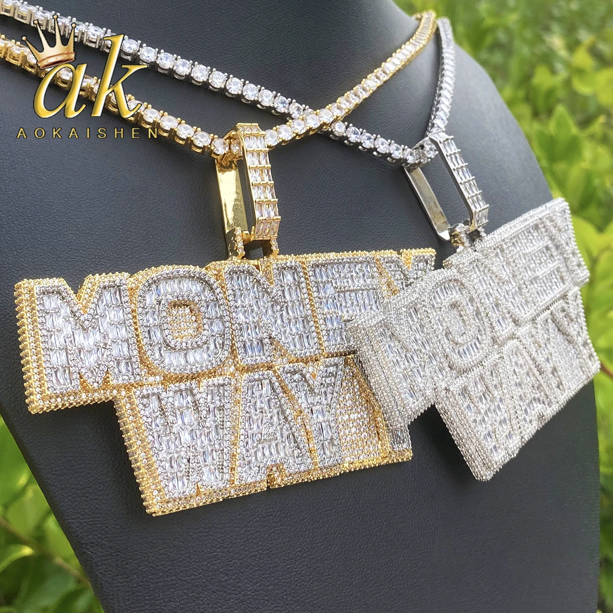 Aokaishen Iced Out индивидуальное имя ожерелье кулон для мужчин настоящее позолоченное ювелирное изделие в стиле хип-хоп
Aokaishen Iced Out индивидуальное имя ожерелье кулон для мужчин настоящее позолоченное ювелирное изделие в стиле хип-хоп