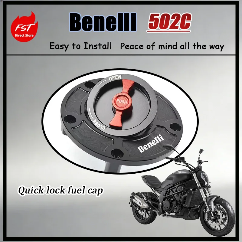 FOR Racing Quick Release Fuel Tank Cap Keyless Lock Cover for Benelli 502C Leoncino 500 752S Yellow Dragon600 300 Motorcycle
FOR Racing Quick Release Fuel Tank Cap Keyless Lock Cover for Benelli 502C Leoncino 500 752S Yellow Dragon600 300 Motorcycle