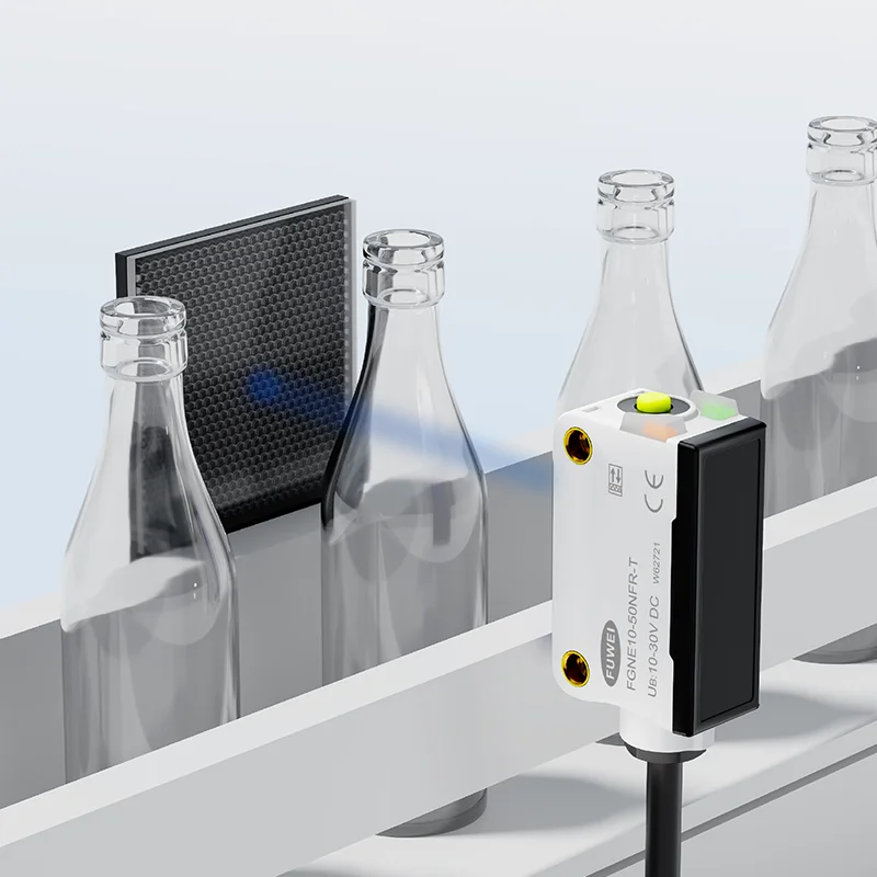 FUWEI FGNE10-50NFR-T Transparent Bottle Detection Type Photoelectric Switch Lens Reflection Photoelectric Sensor
FUWEI FGNE10-50NFR-T Transparent Bottle Detection Type Photoelectric Switch Lens Reflection Photoelectric Sensor