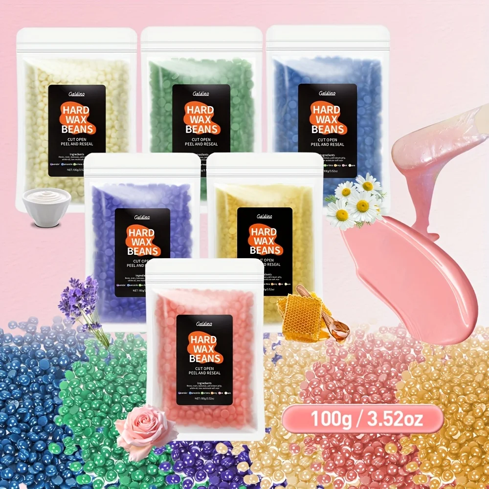 100g Wax Beans Hot Film Hard Wax Depilatory Hard Hair Removal Bean Waxing Bikini Face Legs Body Hair Removal Unisex 
100g Wax Beans Hot Film Hard Wax Depilatory Hard Hair Removal Bean Waxing Bikini Face Legs Body Hair Removal Unisex