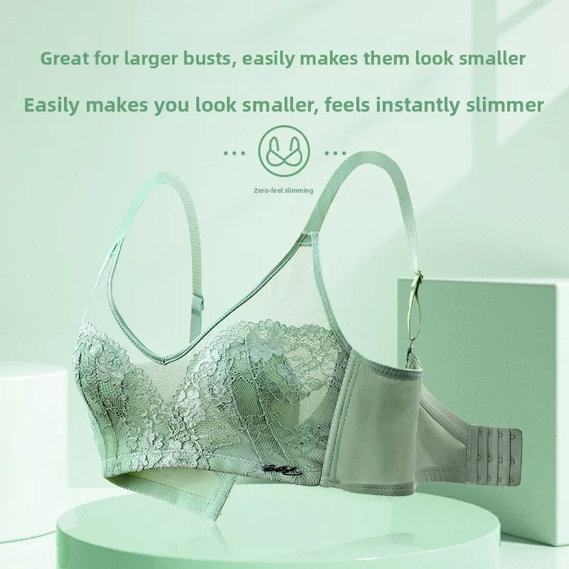 Women's Summer Thin Sponge Full Cup Bra Ultra-Thin Illusory Small Steel Ring Large Size Bra Gathered Home Clothes Underwear
Women's Summer Thin Sponge Full Cup Bra Ultra-Thin Illusory Small Steel Ring Large Size Bra Gathered Home Clothes Underwear