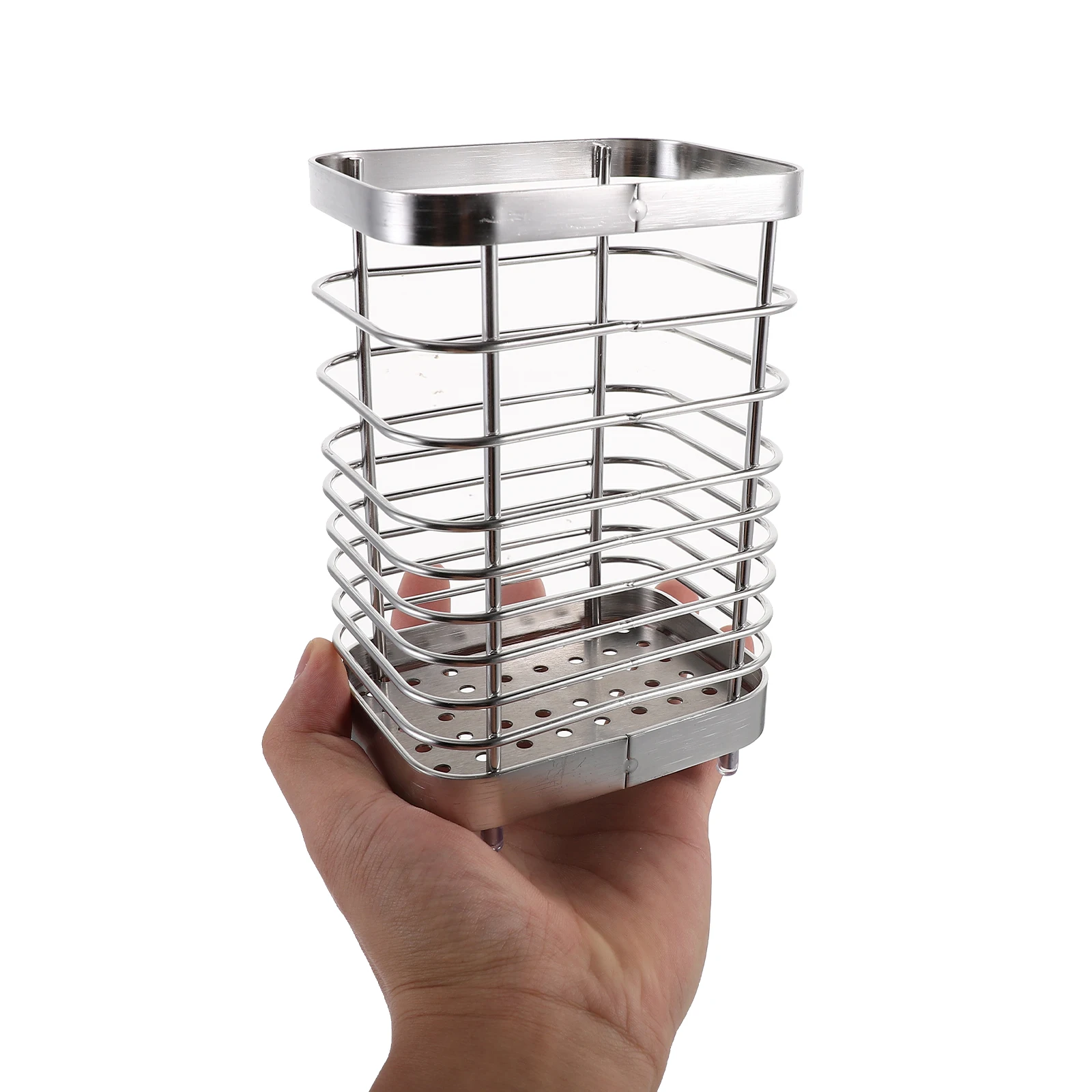 Stainless Steel Wall Mount Chopstick Holder Large Size Removable Bottom Utensil Drying Rack Kitchen Supplies Cutlery
Stainless Steel Wall Mount Chopstick Holder Large Size Removable Bottom Utensil Drying Rack Kitchen Supplies Cutlery