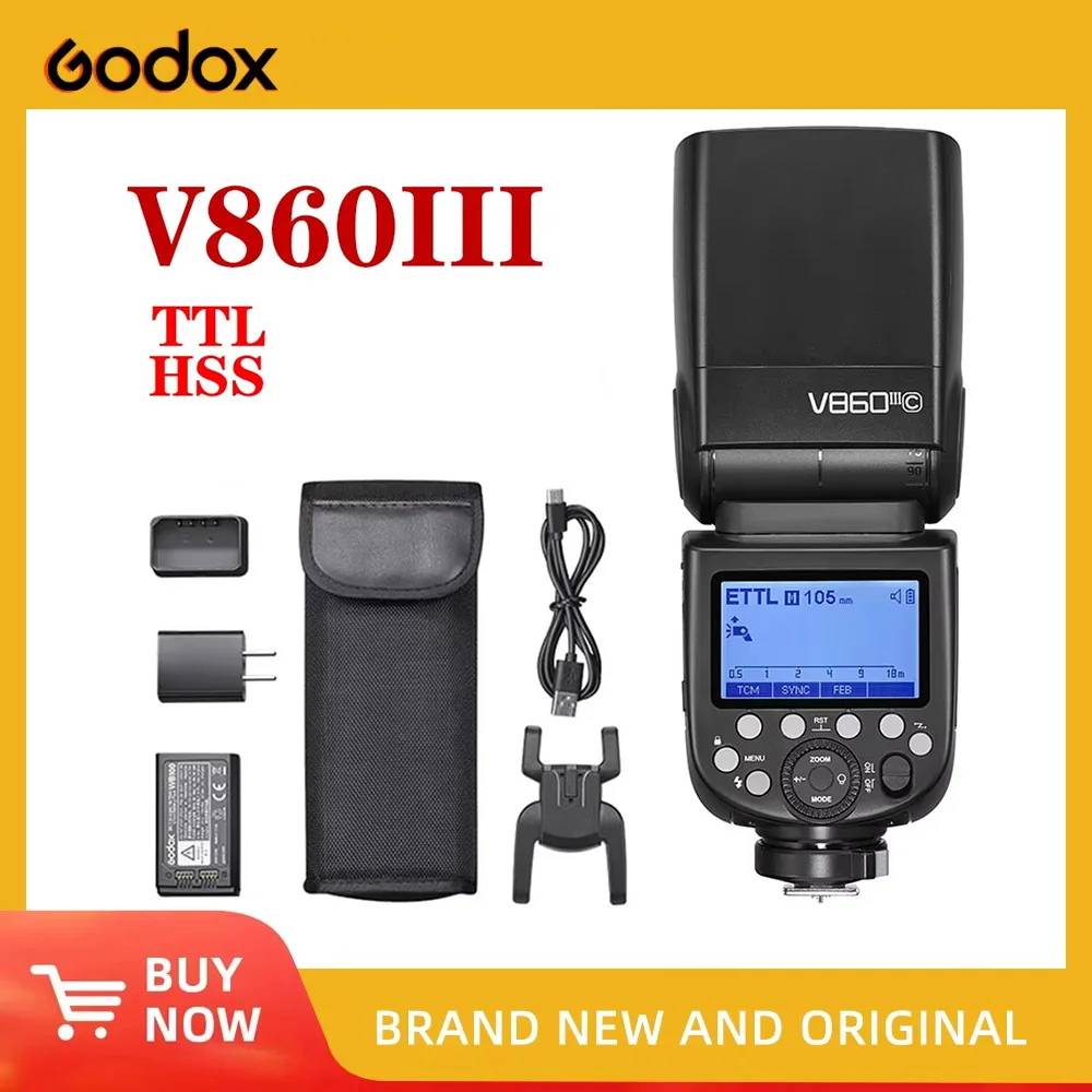 Godox V860III TTL HSS 2.4G Speedlite V860III-C V860III-N V860III-S Camera Flash for Canon Sony Nikon Fuji Olympus Pentax Camera 
Godox V860III TTL HSS 2.4G Speedlite V860III-C V860III-N V860III-S Camera Flash for Canon Sony Nikon Fuji Olympus Pentax Camera