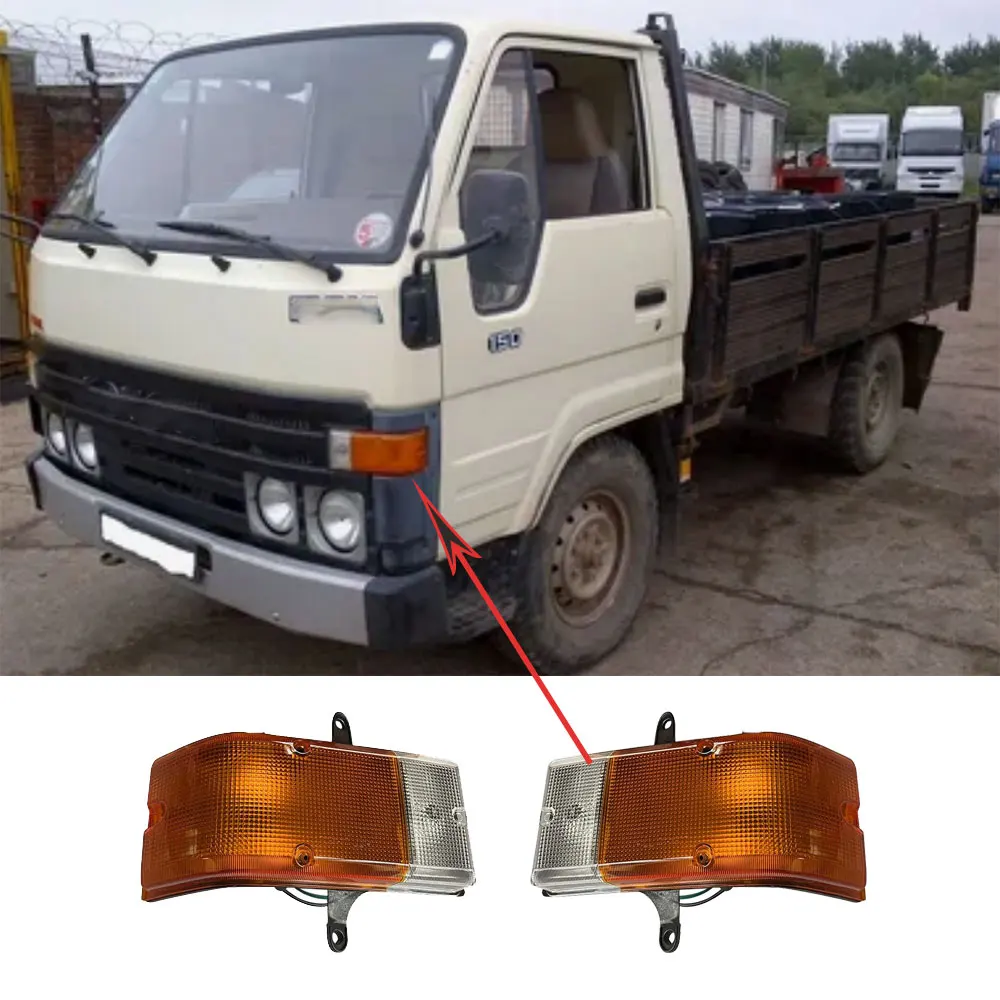 Пара автомобильных передних угловых фонарей указателя поворота для Toyota Dyna BU60 Toyota Hiace LH80 1988-1995 гг.
Пара автомобильных передних угловых фонарей указателя поворота для Toyota Dyna BU60 Toyota Hiace LH80 1988-1995 гг.