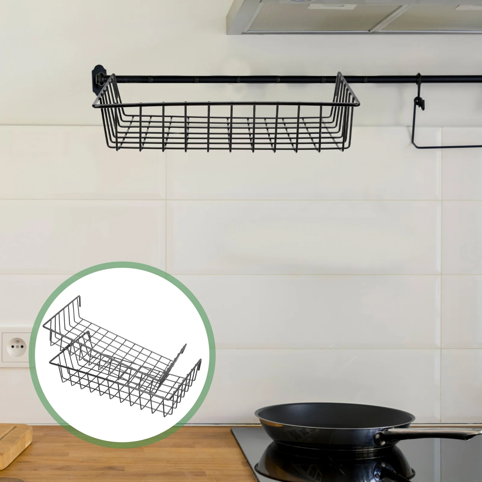 2 Pcs Storage Basket Grid Wall Hanging Industrial Small Container Peg Board Baskets Shelf
2 Pcs Storage Basket Grid Wall Hanging Industrial Small Container Peg Board Baskets Shelf