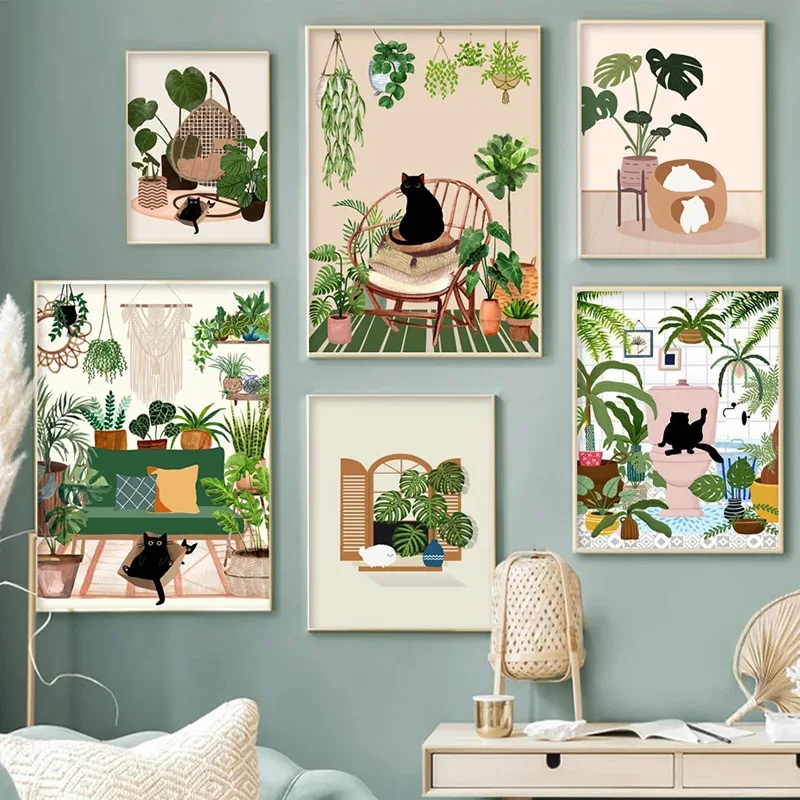 Boho African Woman Art Prints Abstract Fashion Afro Black Girl Bathing Posters Tropical Plants Jungle Lady Canvas Painting Decor
Boho African Woman Art Prints Abstract Fashion Afro Black Girl Bathing Posters Tropical Plants Jungle Lady Canvas Painting Decor