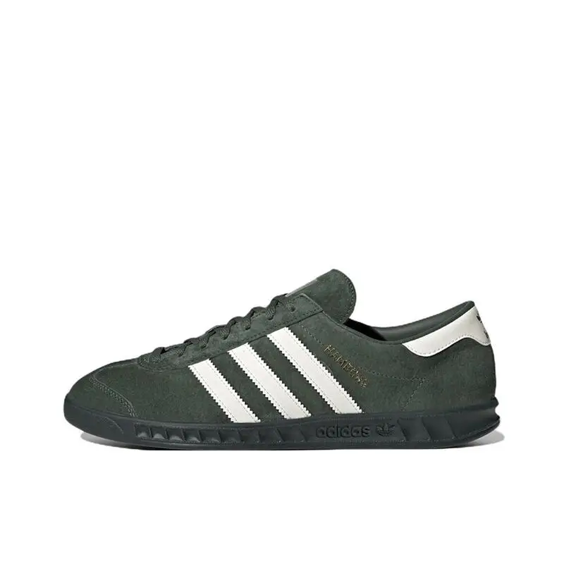 Adidas Originals Hamburg Винтажные универсальные повседневные низкие кроссовки для мужчин темно-зеленого цвета.
Adidas Originals Hamburg Винтажные универсальные повседневные низкие кроссовки для мужчин темно-зеленого цвета.