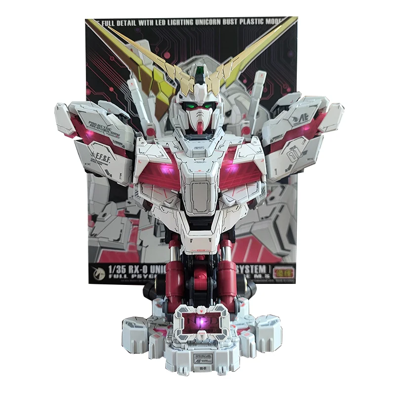 Yihui Model 1/35 Rx-0 Unicorn Green Ver Led Bust Plastic Assembly Model Light Figure Collectible Robot Kits Figures
Yihui Model 1/35 Rx-0 Unicorn Green Ver Led Bust Plastic Assembly Model Light Figure Collectible Robot Kits Figures