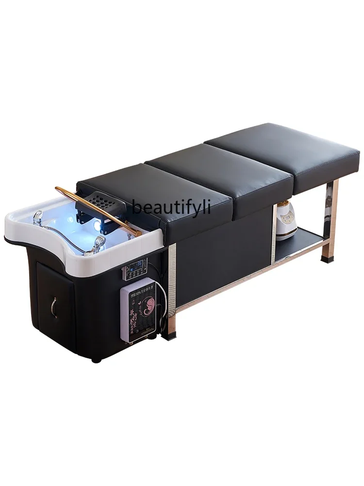 Beauty Salon Water Storage Type Water-Free Fumigation Massage Water Circulation Head Therapy Shampoo Chair
Beauty Salon Water Storage Type Water-Free Fumigation Massage Water Circulation Head Therapy Shampoo Chair