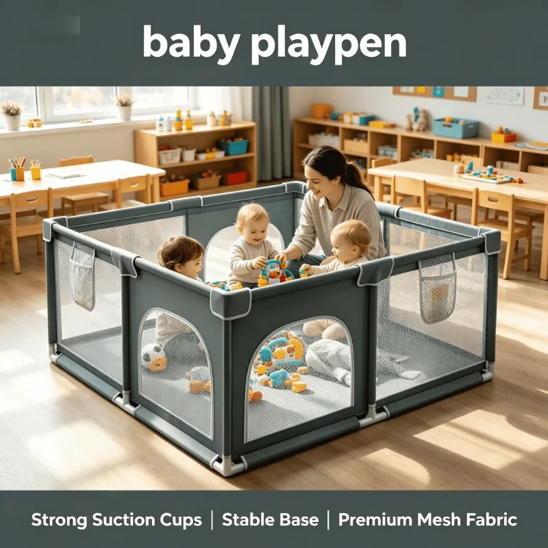 Nursery Home Travel Playground Infantil Portable Foldable Safety Toddler Fence Indoor Outdoor Play Mat Baby Playpen Play Yard
Nursery Home Travel Playground Infantil Portable Foldable Safety Toddler Fence Indoor Outdoor Play Mat Baby Playpen Play Yard