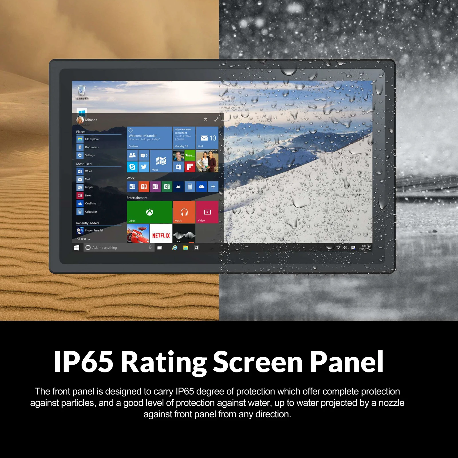 Rugged IP65 Waterproof 21.5" Outdoor Industrial Control USB Touch Monitor 1000nits High Brightness Display with HDMI VGA Input
Rugged IP65 Waterproof 21.5" Outdoor Industrial Control USB Touch Monitor 1000nits High Brightness Display with HDMI VGA Input
