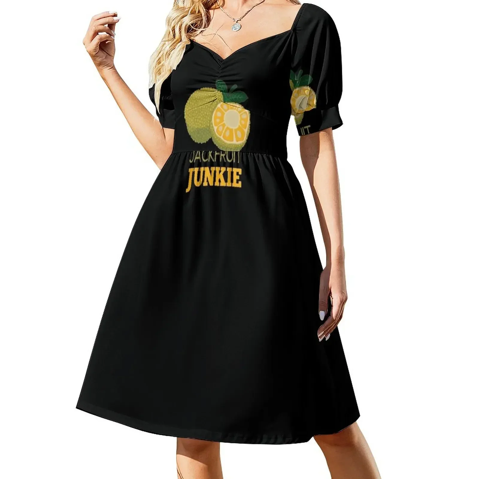 Funny Vegan Jackfruit Junkie product Short-Sleeved Dress Dress women dress women elegant luxury Women's clothing
Funny Vegan Jackfruit Junkie product Short-Sleeved Dress Dress women dress women elegant luxury Women's clothing