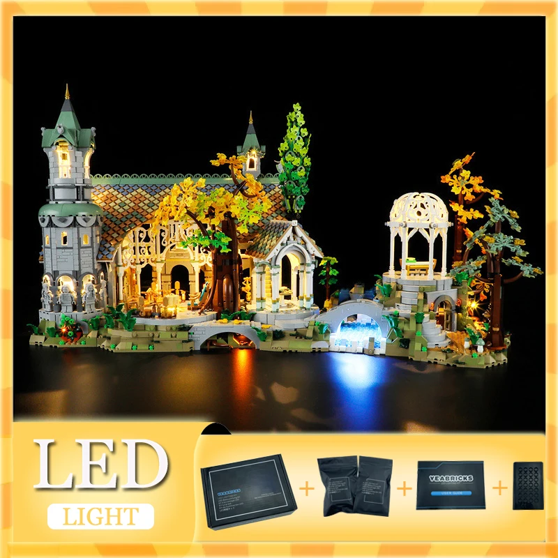 DIY LED Light Kit For LEGO 10316 The Lorded of the Ring Building Brock Gift (Only LED Light,Without Blocks Model)
DIY LED Light Kit For LEGO 10316 The Lorded of the Ring Building Brock Gift (Only LED Light,Without Blocks Model)