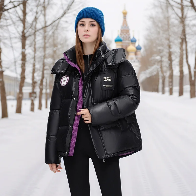 Female's Winter Parka Jacket Elastic Cuff Zipper Hooded Long Women's Quilted Jacket Minimalist Coat For Couples And Besties
Female's Winter Parka Jacket Elastic Cuff Zipper Hooded Long Women's Quilted Jacket Minimalist Coat For Couples And Besties