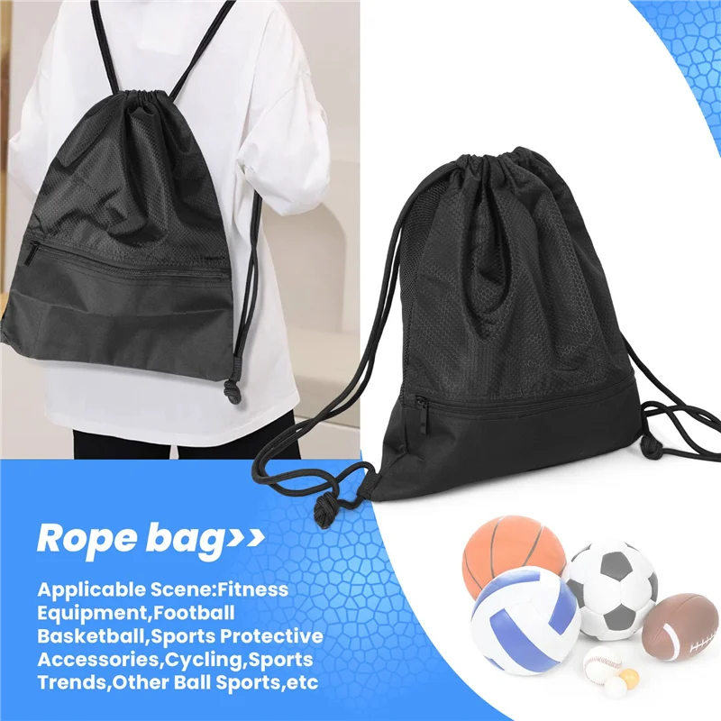A23I-Outdoor Women Men Nylon Black Ultralight Backpack Football Basketball Bag String Drawstring Hunting Hiking Gym Sport Bags 
A23I-Outdoor Women Men Nylon Black Ultralight Backpack Football Basketball Bag String Drawstring Hunting Hiking Gym Sport Bags