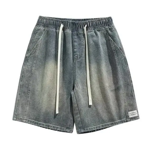 Summer Thin Men's Jeans Shorts Loose Five-Quarter Casual Straight Leg Non-Stretch Polyester Fiber Mid-Waist Comfortable Fit
Summer Thin Men's Jeans Shorts Loose Five-Quarter Casual Straight Leg Non-Stretch Polyester Fiber Mid-Waist Comfortable Fit