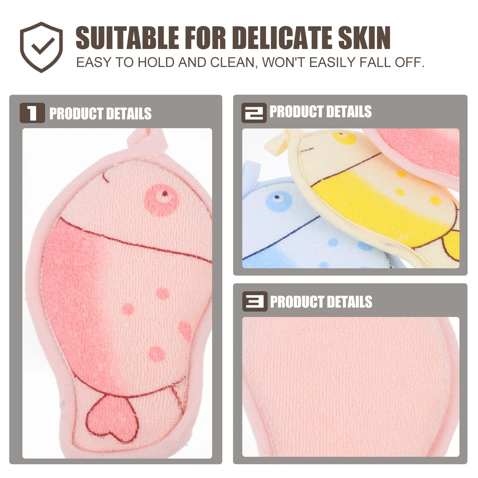 3pcs Baby Bath Sponge for Toddlers Infants Cotton Bathing Wet Wipes Exfoliating Smooth Durable Easy Hold Clean Gift
3pcs Baby Bath Sponge for Toddlers Infants Cotton Bathing Wet Wipes Exfoliating Smooth Durable Easy Hold Clean Gift