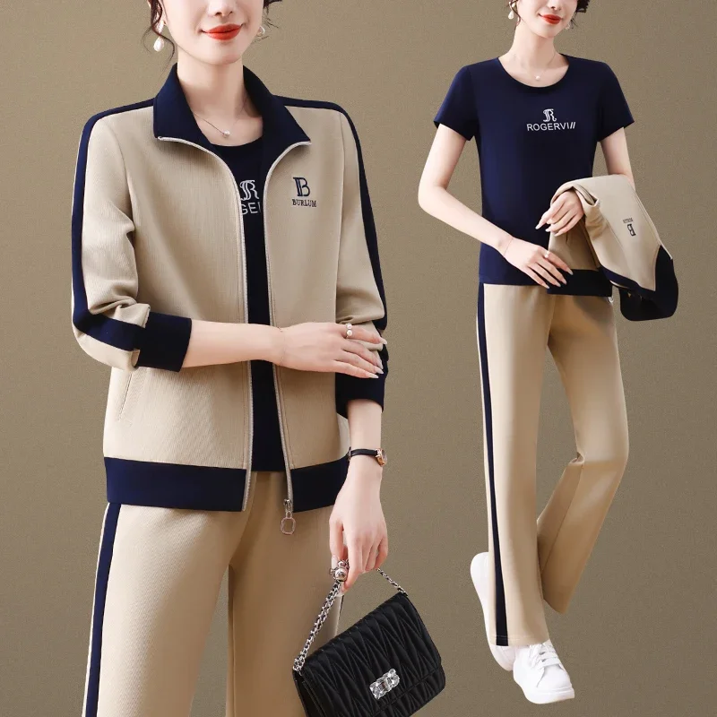 LJF-8586 Women's Suit Piece Outfit Tracksuits Set Two Pieces Sweatsuit Full Woman Tracksuit Sports Clothing Three-Piece Sets
LJF-8586 Women's Suit Piece Outfit Tracksuits Set Two Pieces Sweatsuit Full Woman Tracksuit Sports Clothing Three-Piece Sets