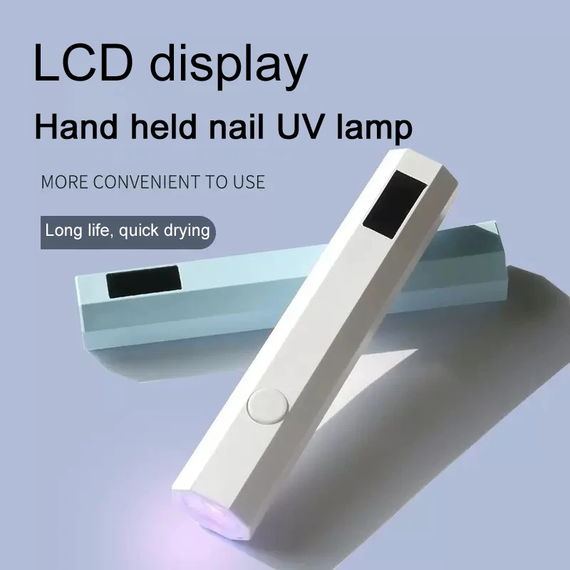 Mini professional nail UV lamp LCD display rechargeable portable mini nail polish drying pen nail art pen multifunctional dryin
Mini professional nail UV lamp LCD display rechargeable portable mini nail polish drying pen nail art pen multifunctional dryin