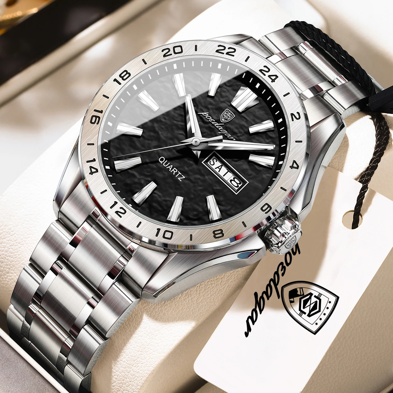 POEDAGAR Luxury Man Wristwatch Waterproof Luminous Watches For Men Fashion Date Week Quartz Casual Men's Watch Reloj Hombre Gift
POEDAGAR Luxury Man Wristwatch Waterproof Luminous Watches For Men Fashion Date Week Quartz Casual Men's Watch Reloj Hombre Gift