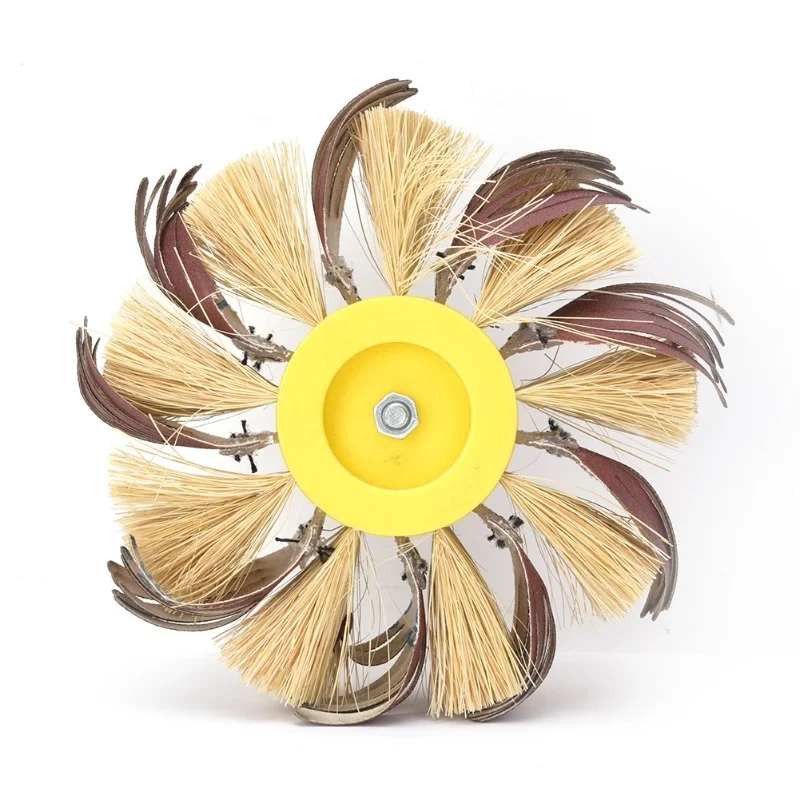 Sisal Buffing Wheel Manual Electric Drill Sisal Emery Cloth Polishing Wheel 6mm Shaft Mounted180#
Sisal Buffing Wheel Manual Electric Drill Sisal Emery Cloth Polishing Wheel 6mm Shaft Mounted180#