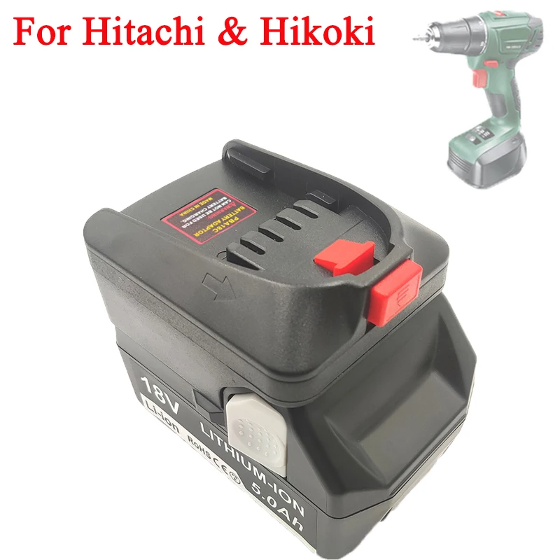 For Hitachi&hikoki 18V Lithium Batteries Compatible with For Bosch PBA 18V Lithium Battery Power Tools Battery Adapter Converter 
For Hitachi&hikoki 18V Lithium Batteries Compatible with For Bosch PBA 18V Lithium Battery Power Tools Battery Adapter Converter