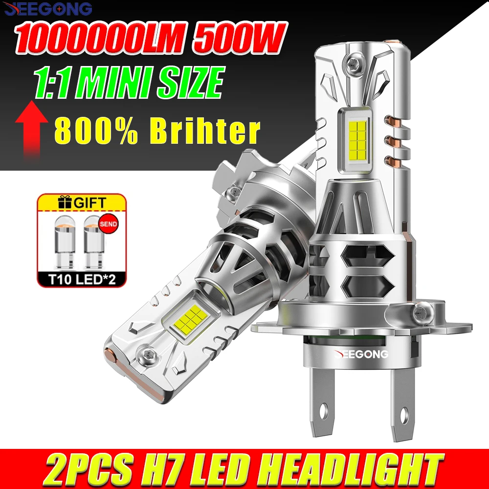 New H7 Led Headlight CANBUS Bulbs Error Free Plug And Play Led Bulbs Wireless 1000000LM Super Bright Turbo Led Fog Lamp 2PCS
New H7 Led Headlight CANBUS Bulbs Error Free Plug And Play Led Bulbs Wireless 1000000LM Super Bright Turbo Led Fog Lamp 2PCS