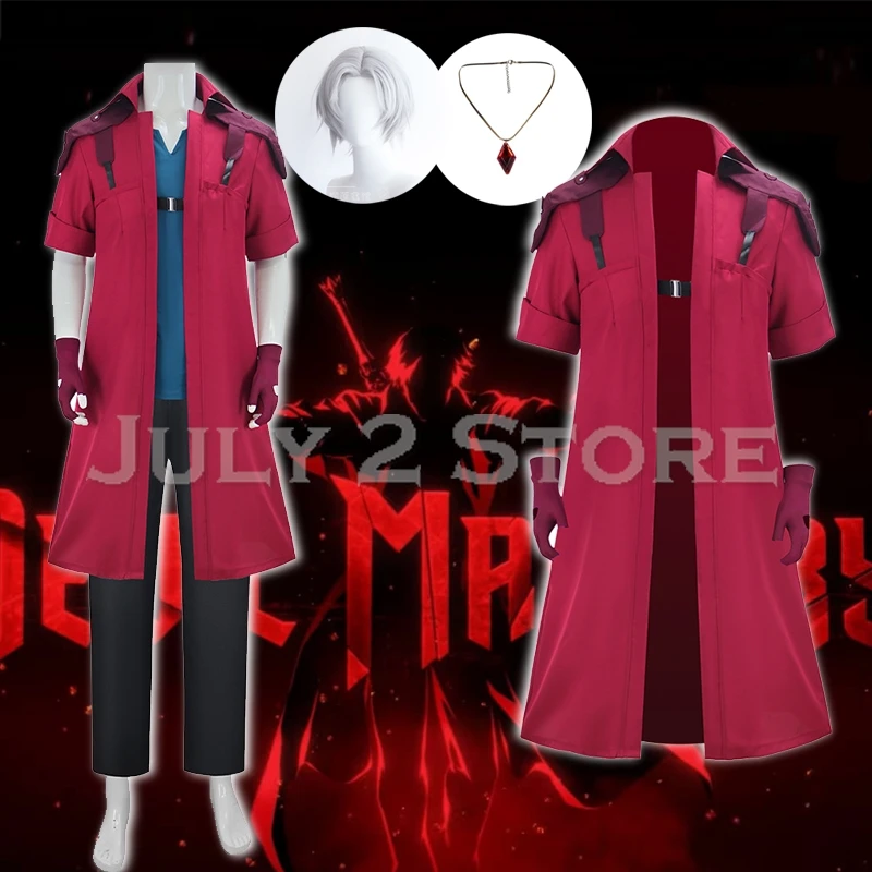 Disfraz mujer Devil Hunter May Cry DMC Dante Cosplay Costume Wig Anime Trench Red Trench Necklace Prop Uniforms Halloween Men Ga
Disfraz mujer Devil Hunter May Cry DMC Dante Cosplay Costume Wig Anime Trench Red Trench Necklace Prop Uniforms Halloween Men Ga
