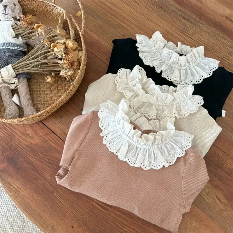 Childrens Clothing 2025 Autumn Doll Collar Fashionable T-shirt Korean for Baby Girls Clothing Long Sleeved Base Shirt Top
Childrens Clothing 2025 Autumn Doll Collar Fashionable T-shirt Korean for Baby Girls Clothing Long Sleeved Base Shirt Top