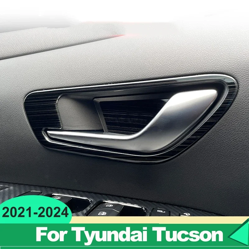 For Hyundai Tucson NX4 2021 2022 2023 2024 N Line Car Inner Door Handle Bowl Cover Trim Stainless Steel Interior Accessories
For Hyundai Tucson NX4 2021 2022 2023 2024 N Line Car Inner Door Handle Bowl Cover Trim Stainless Steel Interior Accessories