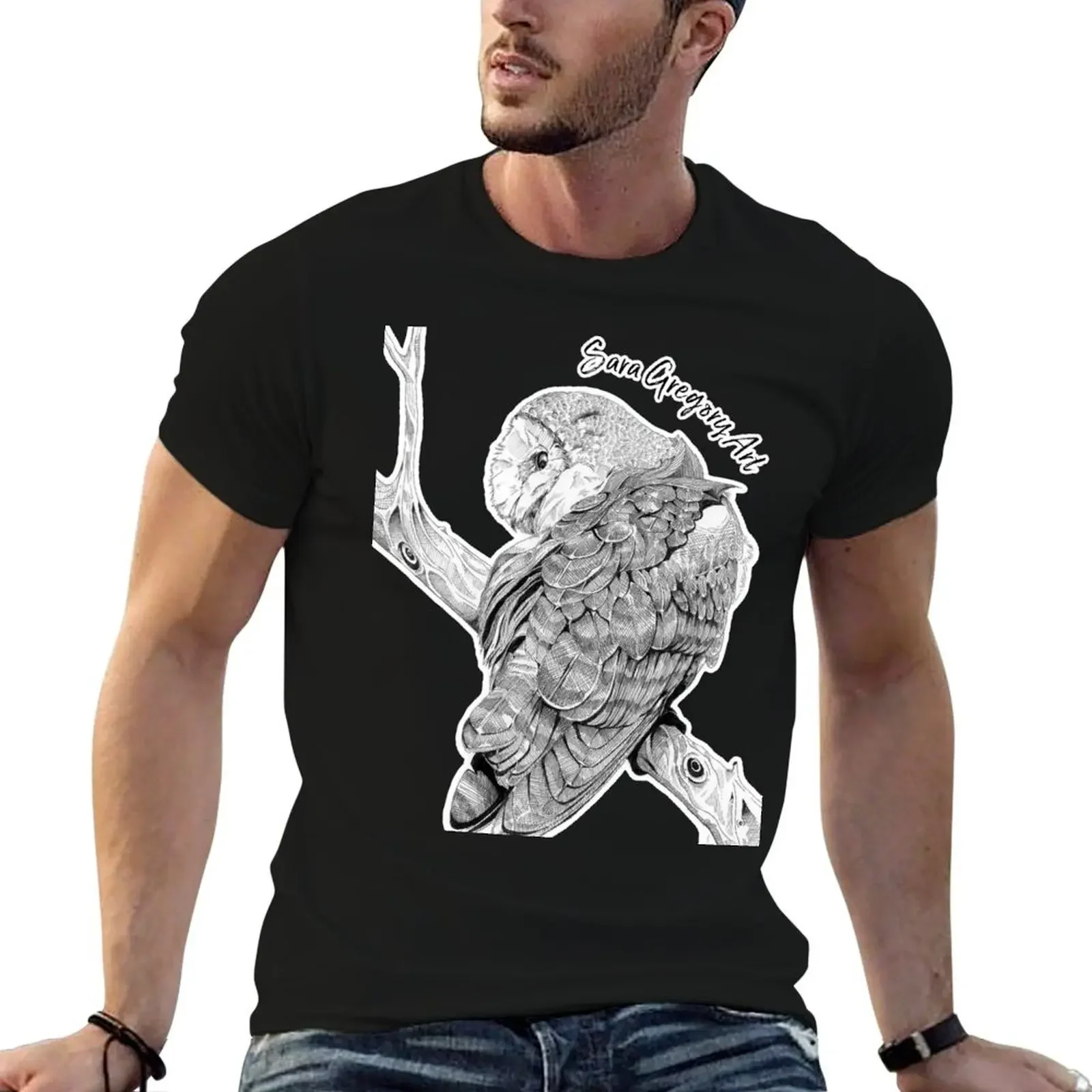Barn Owl Sara Gregory Art T-Shirt luxury designer Aesthetic clothing t shirts for men pack
Barn Owl Sara Gregory Art T-Shirt luxury designer Aesthetic clothing t shirts for men pack