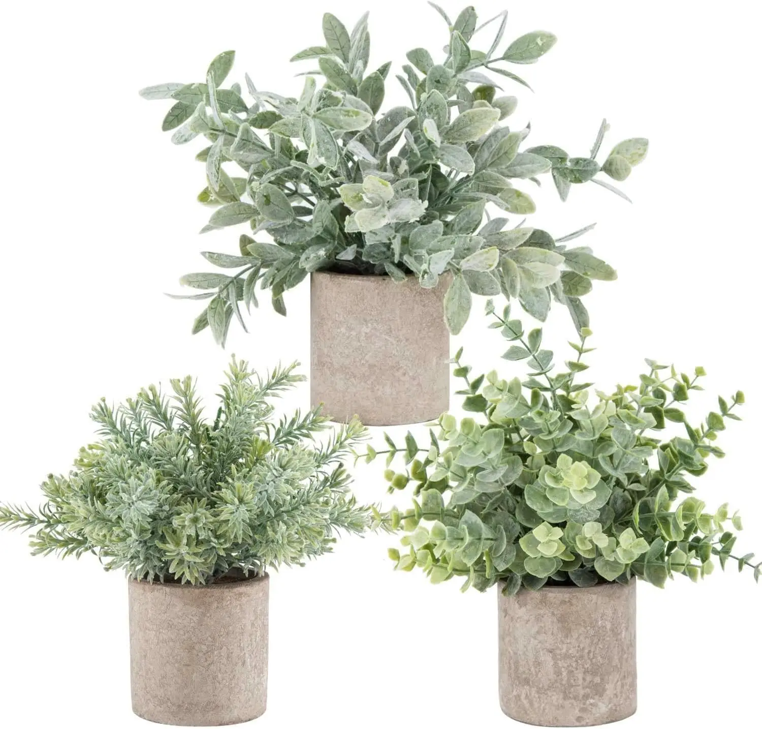3 Pack Mini Potted Fake Plants Artificial Plastic Eucalyptus Plants Topiaries for Home Office Desk Farmhouse Room Bathroom Decor
3 Pack Mini Potted Fake Plants Artificial Plastic Eucalyptus Plants Topiaries for Home Office Desk Farmhouse Room Bathroom Decor