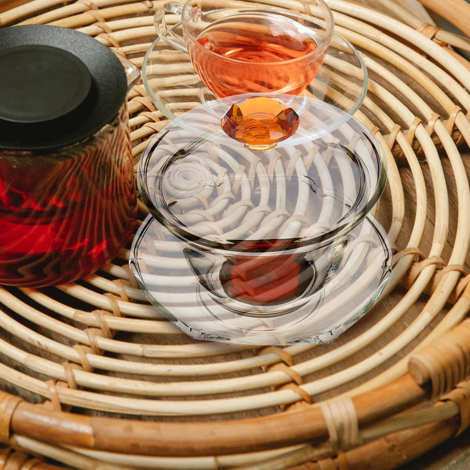 1Set Chinese Style Glass Tureen Teacup Transparent Heat-Resistant Tea Making Cup for Home Office Gift Glass Tea Cup 
1Set Chinese Style Glass Tureen Teacup Transparent Heat-Resistant Tea Making Cup for Home Office Gift Glass Tea Cup