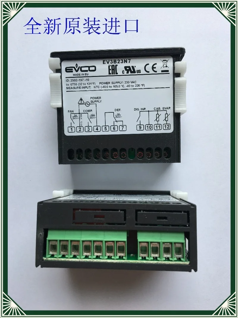 1PCS Original Imported EVCO Temperature Controller EV3X21N7 EV3B23N7 EVK401N7 EVKG23N7
1PCS Original Imported EVCO Temperature Controller EV3X21N7 EV3B23N7 EVK401N7 EVKG23N7