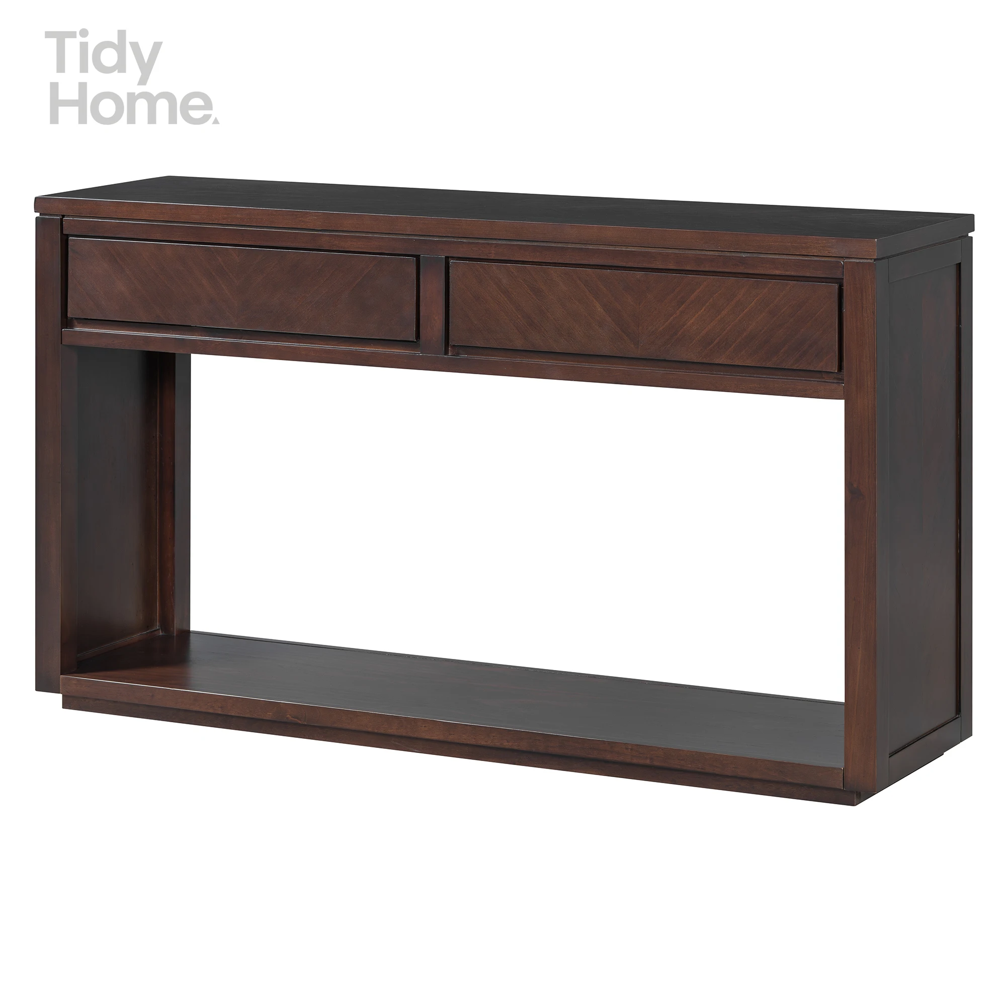 55" Console Table, Rustic Wooden Entryway Table with Storage Drawers and Open Shelf, Elegant Sofa Table for Hallway
55" Console Table, Rustic Wooden Entryway Table with Storage Drawers and Open Shelf, Elegant Sofa Table for Hallway