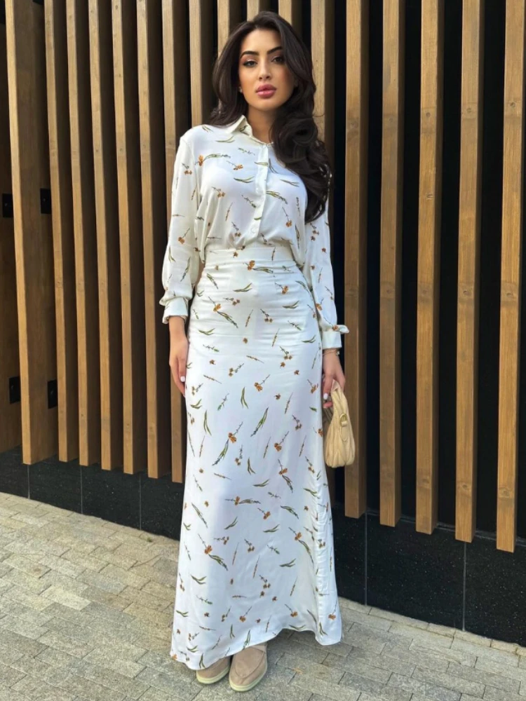Suit Shirt Skirt Set European and American Women's Clothing 2025 New Long Sleeved Printed Slim Fit Commuter Style Dress
Suit Shirt Skirt Set European and American Women's Clothing 2025 New Long Sleeved Printed Slim Fit Commuter Style Dress