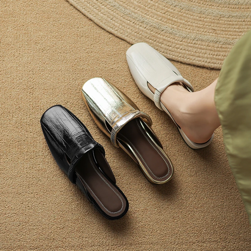 2026 new summer women sandals natural leather plus size 22-25.5cm sheepskin square-toe buckle mules low heel women slippers
2026 new summer women sandals natural leather plus size 22-25.5cm sheepskin square-toe buckle mules low heel women slippers