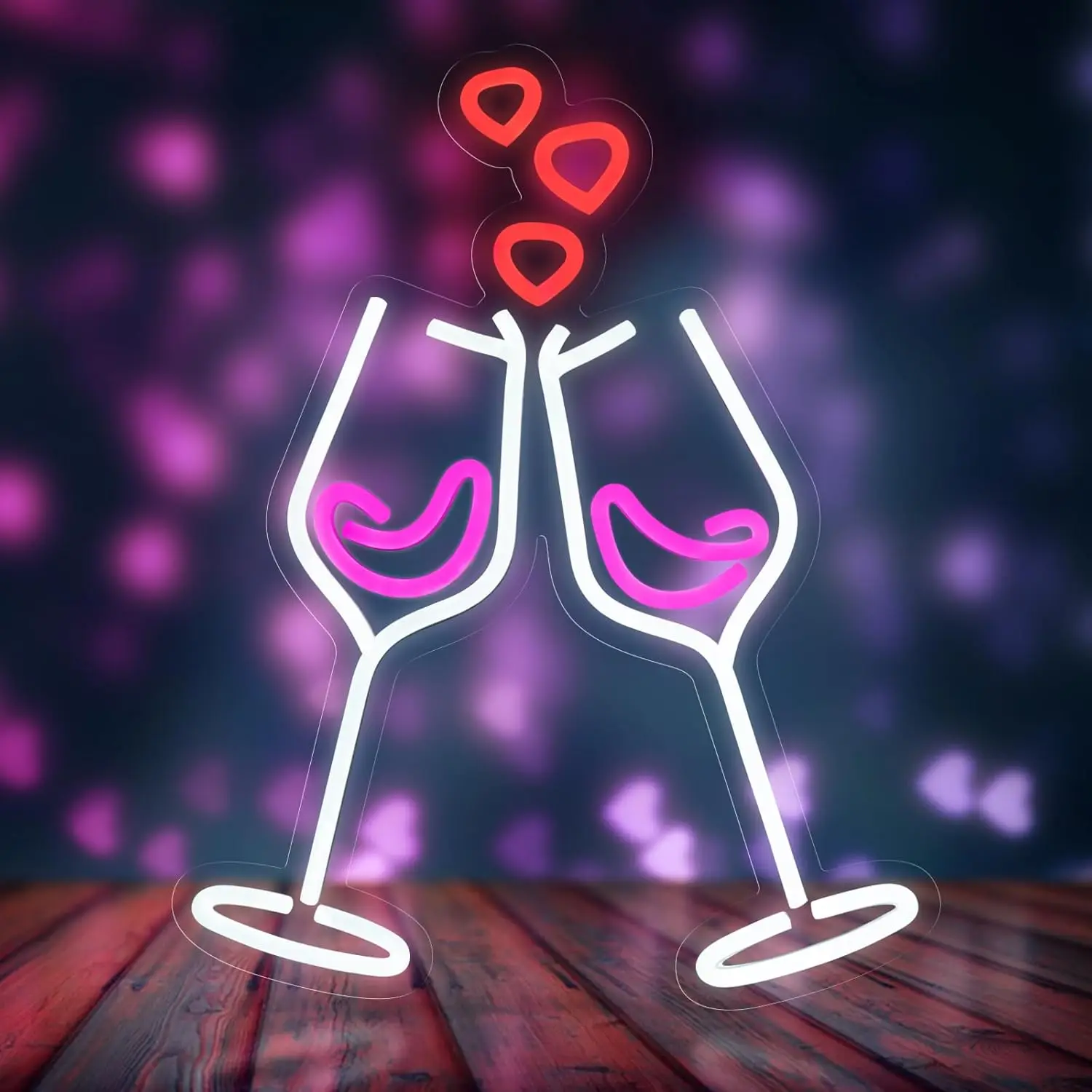 Wine Glass Neon Sign for Wall decor LED Lights Up Bar Pub Restaurant Bedroom Party Kitchen Home Decor USB Powered
Wine Glass Neon Sign for Wall decor LED Lights Up Bar Pub Restaurant Bedroom Party Kitchen Home Decor USB Powered