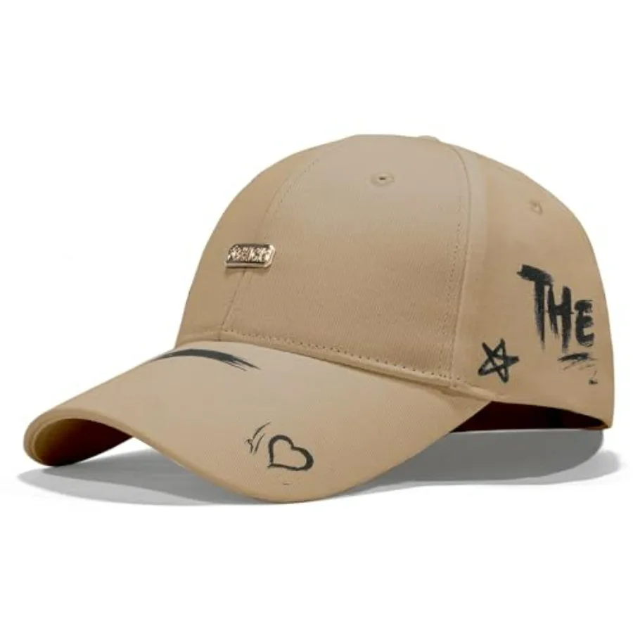 Trendy Unisex Graffiti Baseball Cap, Adjustable Cotton Baseball Cap for Men and Women, Athletic Streetwear Hat
Trendy Unisex Graffiti Baseball Cap, Adjustable Cotton Baseball Cap for Men and Women, Athletic Streetwear Hat
