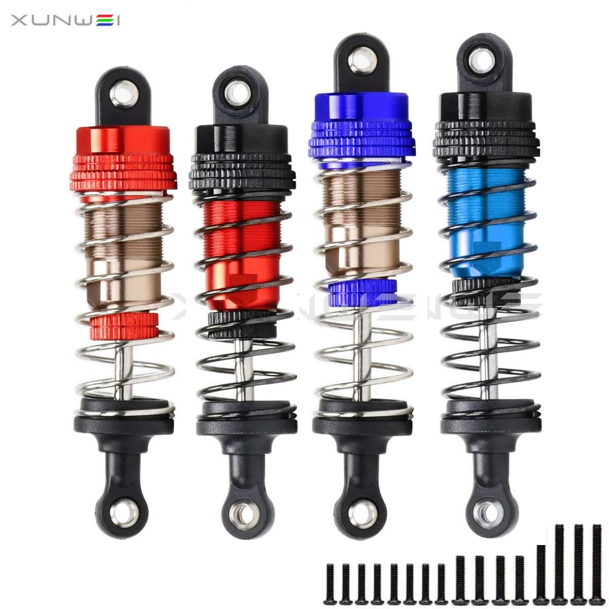 4pcs Aluminum Damper Shock Absorber 66mm/72mm For RC Vehicle Tamiya WLtoys Kyosho HPI RGT
4pcs Aluminum Damper Shock Absorber 66mm/72mm For RC Vehicle Tamiya WLtoys Kyosho HPI RGT