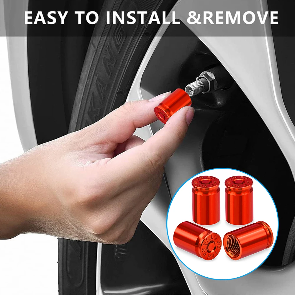 4PCS Tire Valve Stem Caps for Car Tires Universal Stem Covers for Car Leak Proof Stem Cover for SUV Truck Bicycle Motorcycles
4PCS Tire Valve Stem Caps for Car Tires Universal Stem Covers for Car Leak Proof Stem Cover for SUV Truck Bicycle Motorcycles