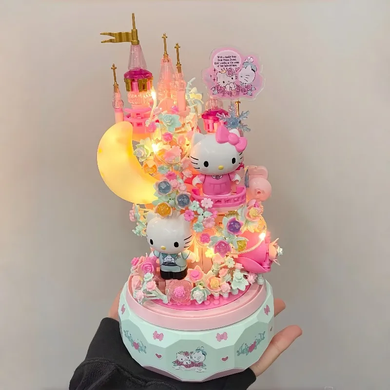 Wonder Moon Sanrio Building Block Hello Kitty Music Box Little Twin Stars Assembly Model Toys Desktop Ornament Birthday Gifts
Wonder Moon Sanrio Building Block Hello Kitty Music Box Little Twin Stars Assembly Model Toys Desktop Ornament Birthday Gifts