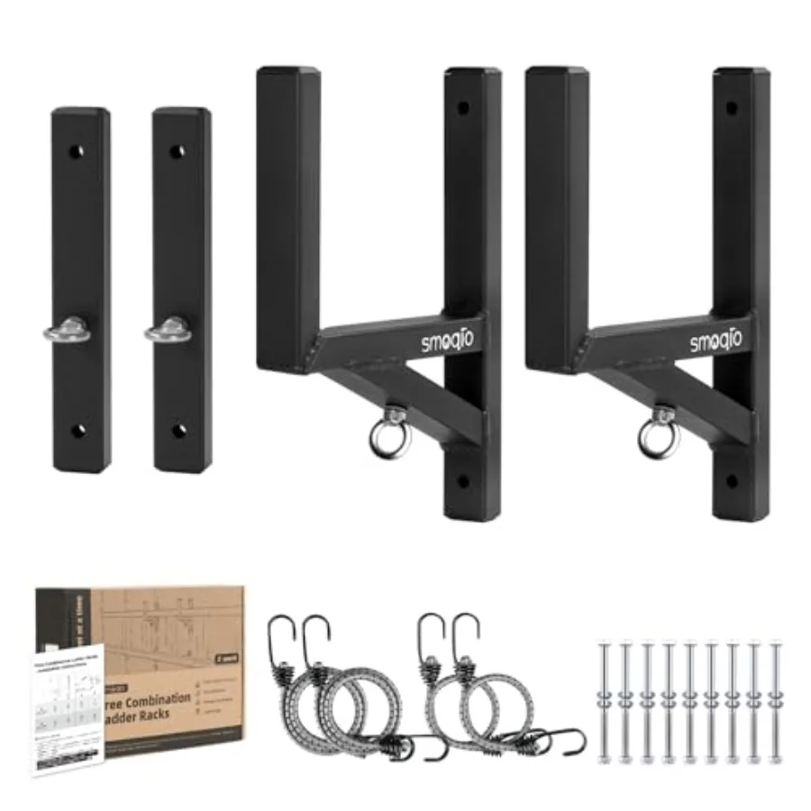 Enclosed Trailer Ladder Rack - 00lb Load Black Aluminum Side Mount Utility for Side Wall
Enclosed Trailer Ladder Rack - 00lb Load Black Aluminum Side Mount Utility for Side Wall