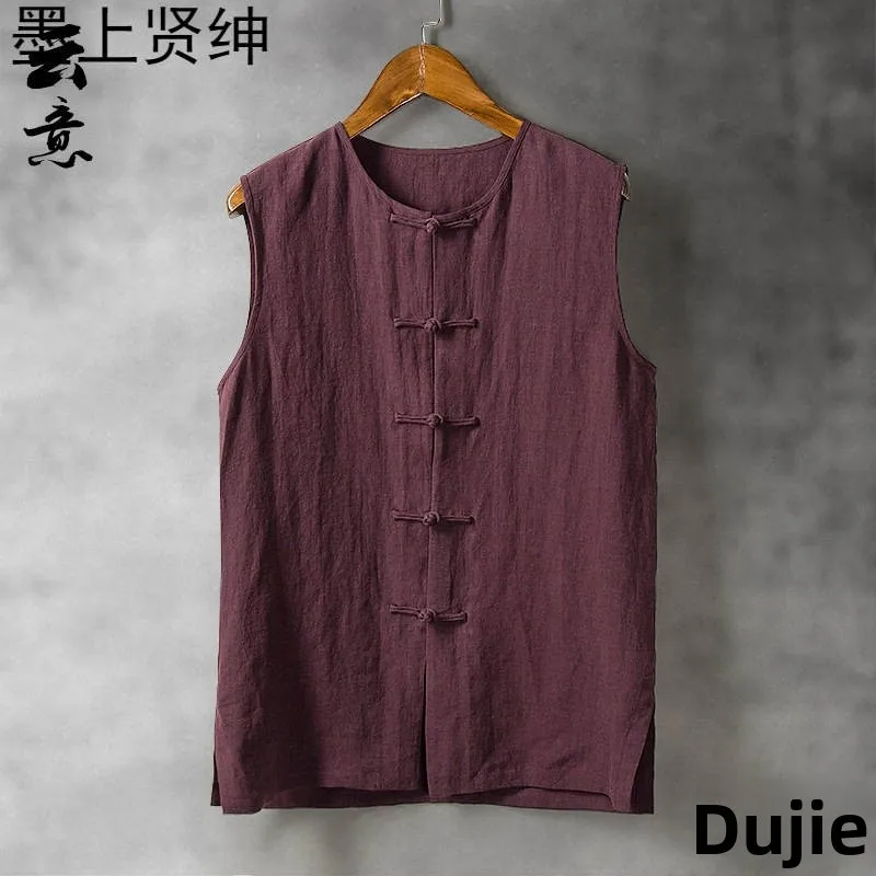 Retro Japanese Sle Loose Linen Svel round Ne Tang Costume Vest Middle Aged And ly Traditional Ethnic Faion
Retro Japanese Sle Loose Linen Svel round Ne Tang Costume Vest Middle Aged And ly Traditional Ethnic Faion